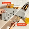 thumbnail image 5 of bella 4-Slice Toaster, 6 Setting Shade Control with Reheat, Cancel, Bagel & Defrost Buttons, Removable Crumb Tray, Anti Jam & Auto Shutoff, Oatmilk, 5 of 9