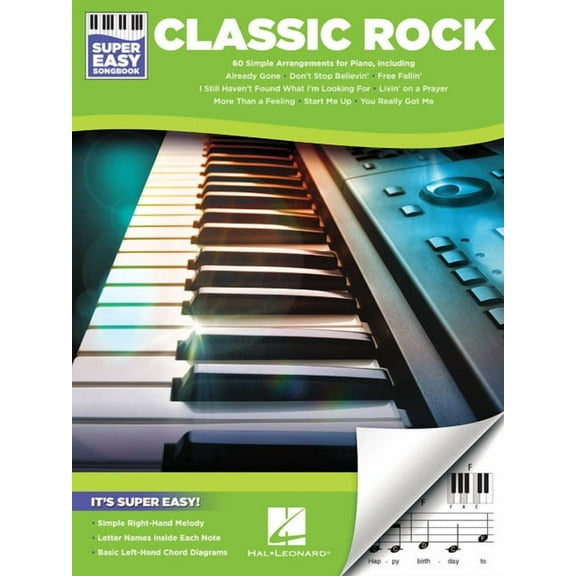 Classic Rock - Super Easy Songbook, (Paperback)