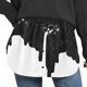 thumbnail image 1 of Minifalda con banda elástica informal ajustada para cintura con botones estampados a la moda para mujer Wmkox8yi  FGJ1267, 1 of 3