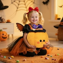 Halloween Pumpkin Ghost Plush Pillows for Couch Bed Sofa, 3D Stuffed Decorative Throw Pillows Toy Home Room Decor for Halloween Holiday