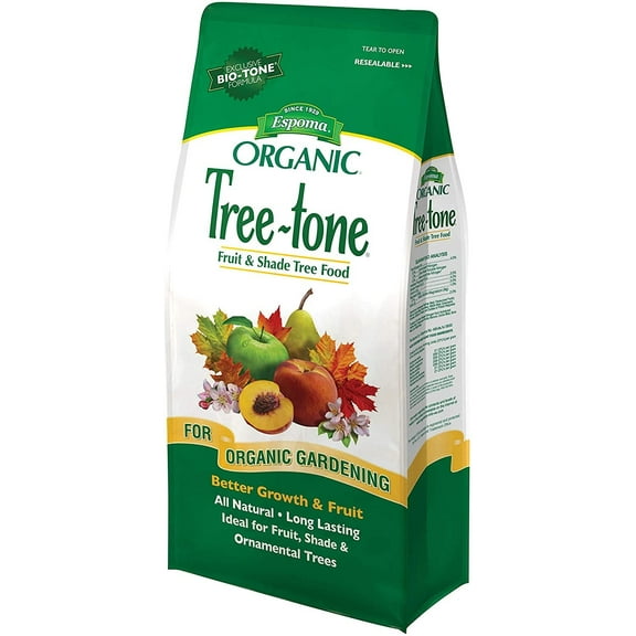 Espoma Tree-Tone Fruit & Shade Tree Food, 4 lbs with Bio-tone Microbes (4 Pack)
