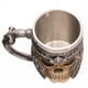 thumbnail image 2 of 1 taza de cerveza de esqueleto de acero inoxidable, taza de cerveza de esqueleto de guerrero vikingo, taza de beber de esqueleto medieval, utilizada para café/bebida/jugo -jarra de cerveza 3d, 2 of 5