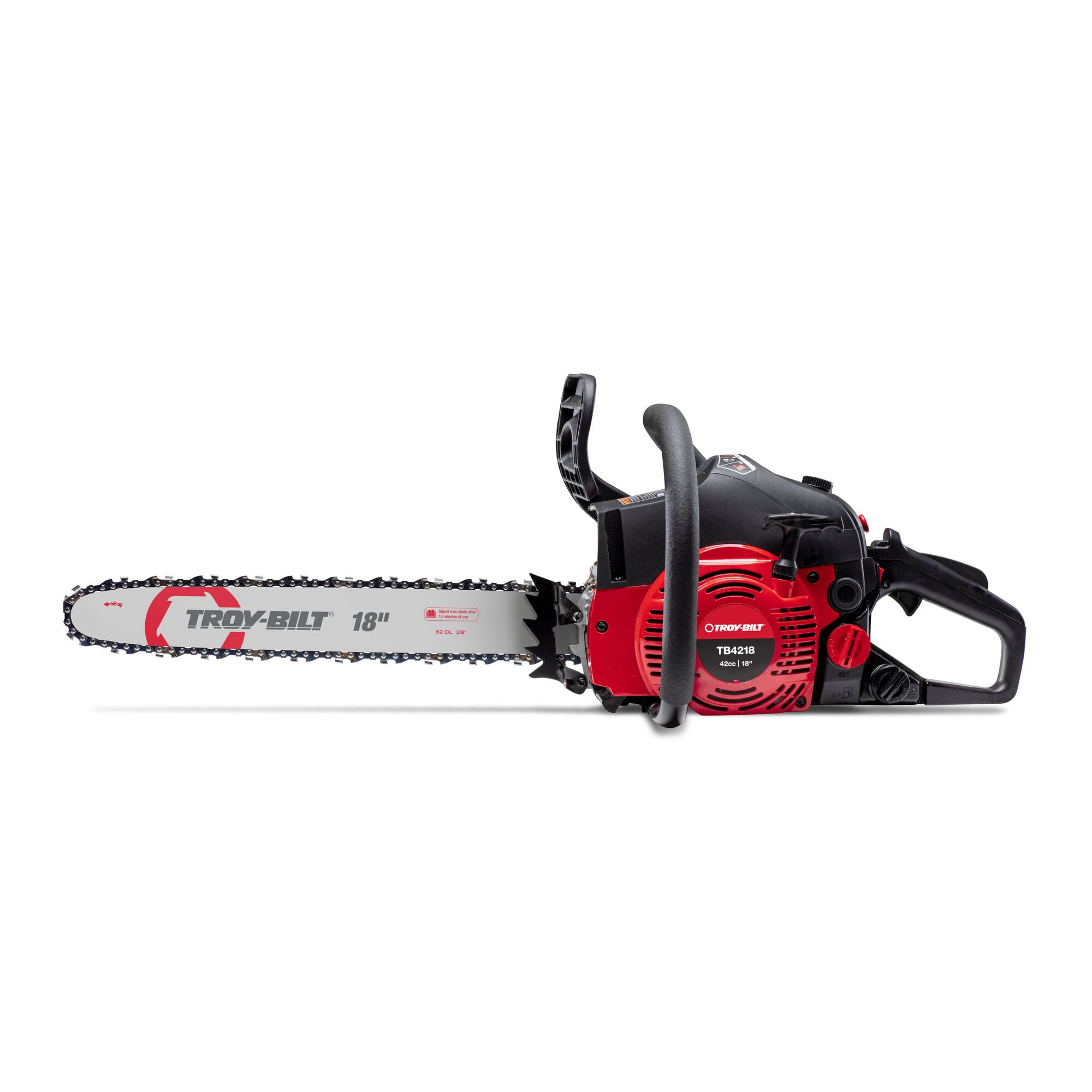 Troy-Bilt 18 in. 42cc Gas Powered Chainsaw, TB4218 - Walmart