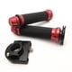 thumbnail image 1 of Adjustabble Par 22 mm Manillar de la motocicleta aleación de aluminio Kit de agarre de mano empuñaduras agarras de barras para crucero de motor en bolsas Paquete rojo Monstrate VI002286-02, 1 of 7