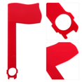 thumbnail image 3 of Acrylic Mailbox With Rotatable Red Flag And Mini Flag National Design Modern Minimalist Style For Home Office And Classroom Use, 3 of 4