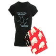 thumbnail image 1 of CafePress - Caffeine Molecule Pajamas - Women's Dark Pajamas, 1 of 1