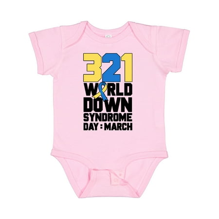 

Inktastic 321 is World Down Syndrome Day Boys or Girls Baby Bodysuit