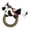 A003- Style C, variant on Catnip Chew Toy with Crinkle Paper - Plush Skunk Design, Durable Wooden Ring for Teething - For Indoor Cats, Kittens, Playtime, Bonding