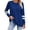 Blue, variant on Miqool Shirts for Women Crew Neck Long Sleeve Pullover Casual Basic Tees Trendy Athletic Sports Tops