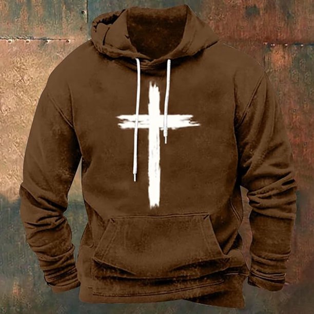 Sudadera con capucha para hombre, estilo casual, con estampado de la antigua Grecia, para deportes, blusa de poliéster.