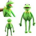 thumbnail image 3 of Marioneta De La Rana Kermit, Marioneta De Mano De Felpa De Rana, Lindo Muñeco De Peluche De Dibujos Animados, Juguete De Marioneta De Mano De Felpa, Regalos Creativos De Juguetes E, 3 of 5