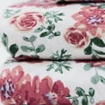 thumbnail image 4 of Roxana Gardenia Floral 100% Cotton 4-Piece King Flannel Sheet Set, 4 of 4