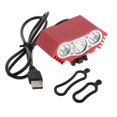 thumbnail image 3 of koolsoo Lampe avant de Vélo Lampe de Guidon Phare Rouge, 3 of 9