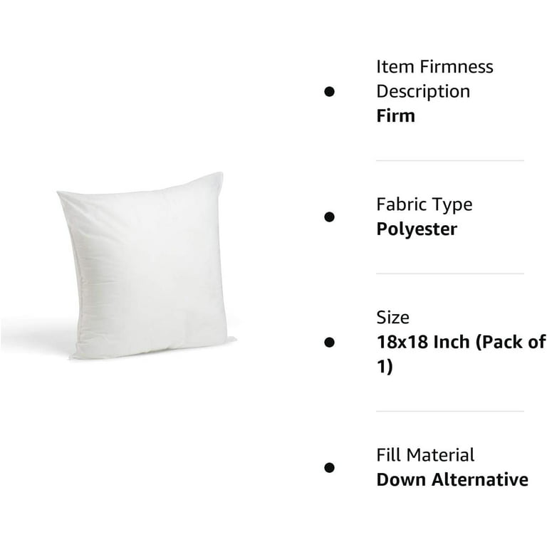 45.72x45.72cm Pillow -100% Cotton Pillowcase-45.72cm Square Inner