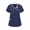 🔥 Dark Blue, variant on Sentmoon Women Scrubs Blouses for Women Casual Women's Nurses Tunic Uniform Clinic Carer V Neck Protective Clothing Streetwear for Everyday Casual Wear M