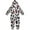 Dark Red Leopard Print, variant on Soft Big Kids Onesie Pajamas Cozy Loose-Fit Jumpsuits for kids with Pockets for Christmas Lounge & Play Leopard Print