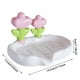 thumbnail image 3 of Jabonera decorativa de plástico con forma de flor Bandeja de jabón con drenaje automático Estante para guardar jabón para ducha, baño y cocina 1 unidad, 3 of 3