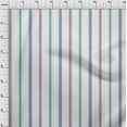thumbnail image 4 of oneOone Cotton Flex White Fabric Geometrical Stripes Sewing Fabric By The Yard Printed Diy Clothing Sewing Supplies 40 Inch Wide, 4 of 4
