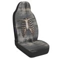 thumbnail image 2 of POLERO Skeleton Ribcage Automotive Seat Covers, Polyester Water Resistant Vehicle Cushion Protectors Set of 2, Universal Fit for Cars SUV, 2 of 12