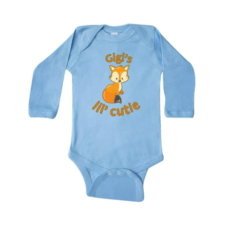 

Inktastic Gigi s Lil Cutie Gift Baby Boy or Baby Girl Long Sleeve Bodysuit