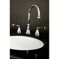 thumbnail image 3 of Kingston Brass KS2981DFL NuFrench Widespread Bathroom Faucet with Brass Pop-Up, Polished Chrome, 3 of 5