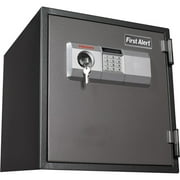 First Alert 1.2 cu. ft. Steel 1-Hour Fire and Anti-Theft Safe with Combination and Key Lock, 2084F Gray