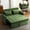 Green, variant on 56.9" Loveseat Pull-Out Sofa Bed, Convertible Sleeper Sofa with Reversible Backrest, USB Ports & Phone Holder, Chenille Couch for Living Room, Brown