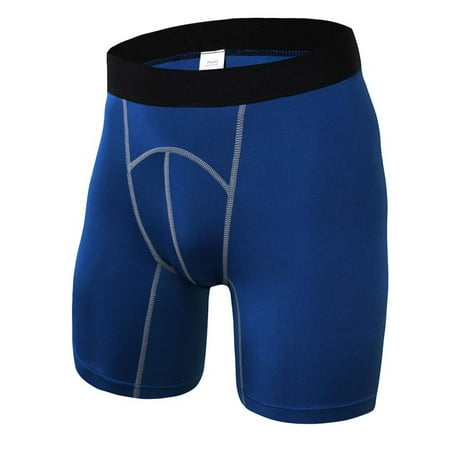 DAILYMALL Men's Shorts Compression Sports Underwear Gym Workout Running Fitness Short (Best Mens Running Compression Shorts)