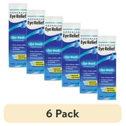 (6 pack) Advanced Eye Relief Eye Wash from Bausch & Lomb, Eye Irrigating Solution, 4 Fl Oz (118 mL)