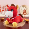 thumbnail image 2 of Pony Ornament A, Mascot Plush Toy 2026Year of Animal Doll for Good Luck Fortune Soft Stuffed Horse Plushie Home Decor Chinese New Year for All Ages, an Ornament, 2 of 7