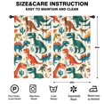 thumbnail image 2 of Blackout Kids Curtains,Cute Dinosaur Pattern Childrens Insulated Curtains Set Of 2,Bedroom Essentials,Toddler Room Decor 52x84in(132x213cm), 2 of 4