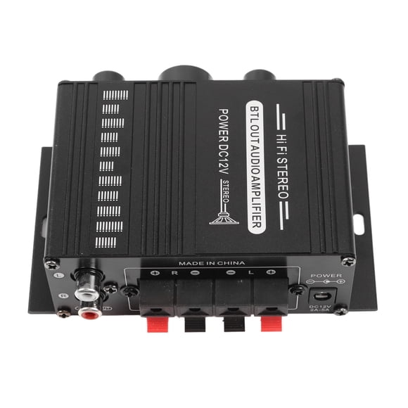 Amplificador De Potencia De Audio De Doble Canal, Amplificador De Audio Multifuncional Para Automóvil Potencia Fácil Instalación Protección De Circuito De Musical
