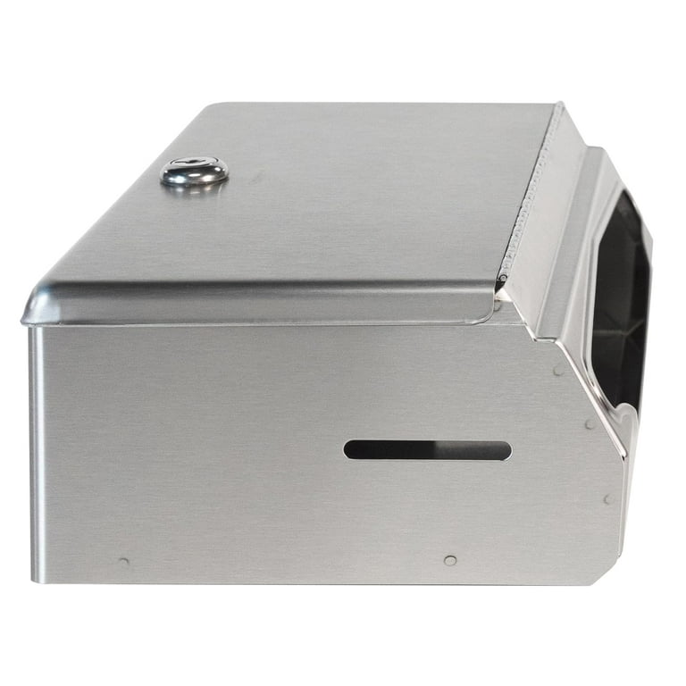 Surface-Mounted Paper Towel Dispenser, 10.75 x 4 x 7.06, Stainless Steel Surface-Mounted Paper Towel Dispenser, 10.75 x 4 x 7.06, Stainless Steel