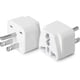 thumbnail image 1 of Adaptador de enchufe de salida universal a americano, paquete de 2, adaptador de enchufe de viaje universal de Canadá, 2 piezas, adaptador de Reino Unido a EE. UU., 1 of 5