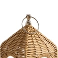 thumbnail image 4 of My Texas House Woven Rattan Lantern, 14.75 in., 4 of 7