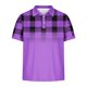 thumbnail image 4 of Camisa Casual Impresa de los Hombres, Top de Solapa de Manga Corta en Tela de Malla Ligera para Uso Al Aire Libre Y Diario, Blusa de Suéter Elegante, 4 of 9