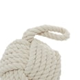 thumbnail image 5 of DecMode Jute Coastal Twisted Patterned Knot Sculpture Set of 2 7"W x 14"H, with Brown and White Finish, 5 of 13