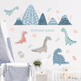 thumbnail image 4 of Un conjunto de dinosaurios Adhesivo de pared Decoración de pared para sala de estar Dormitorio TUNC Sencillez, 4 of 5