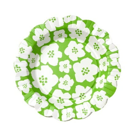 Gartner Studios 8-Piece Paper Cocktail Plates, Floral
