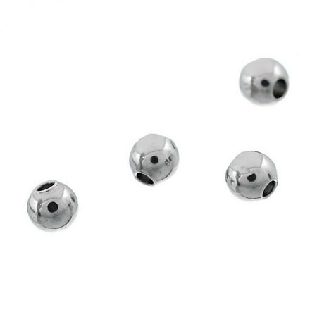 50pcs Wholesale Stainless Steel Round Spacer Beads Findings Supplies 3mm (Best Wholesale Jewelry Suppliers)