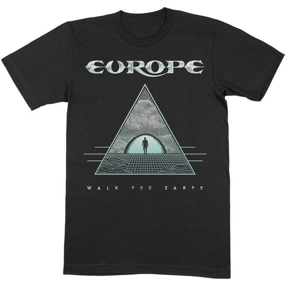 Europe T-Shirt en Coton pour Adultes Walk The Earth