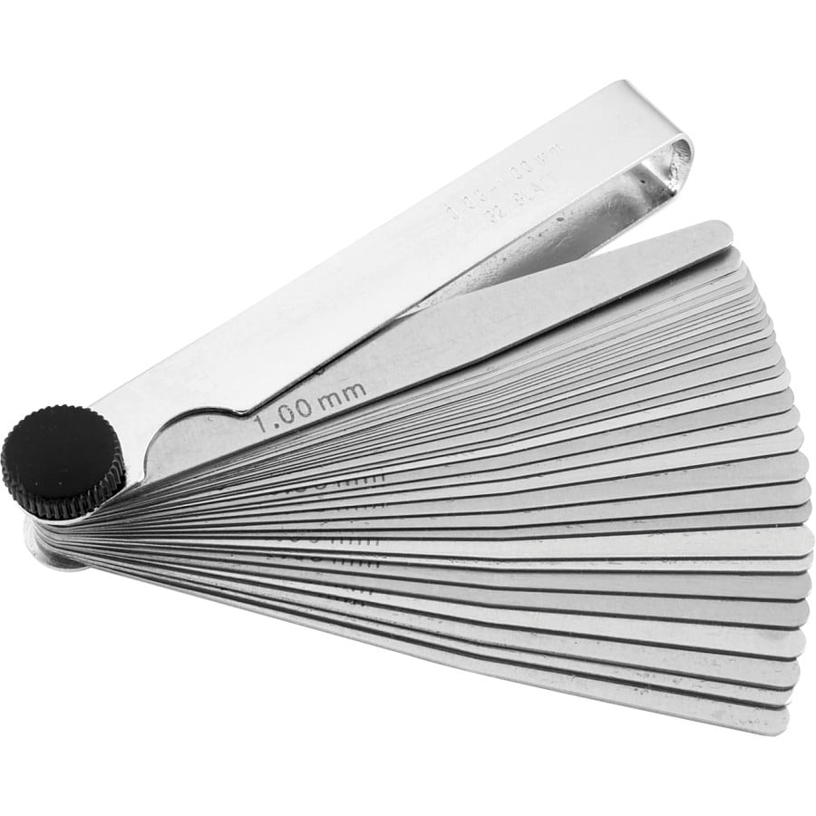 BikeMaster 32-Blade Dual Reading Combination Feeler Gauge Set (173147)