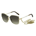 Givenchy Women's Gold Tone Square Sunglasses