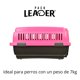 thumbnail image 3 of PACK LEADER Jaula Transportadora de Viaje para Perros de Razas Chicas o Gatos Material Rigido Portatil con Reja Metalica Hasta 7kg ROSA PACK LEADER PACK LEADER Safe Travel Razas Chicas Rosa, 3 of 6