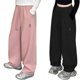 thumbnail image 5 of Pantalones de pierna ancha para niñas, nuevo estilo de otoño, pantalones deportivos informales con forma de plátano para niños grandes, temporada de primavera y otoño, 5 of 5