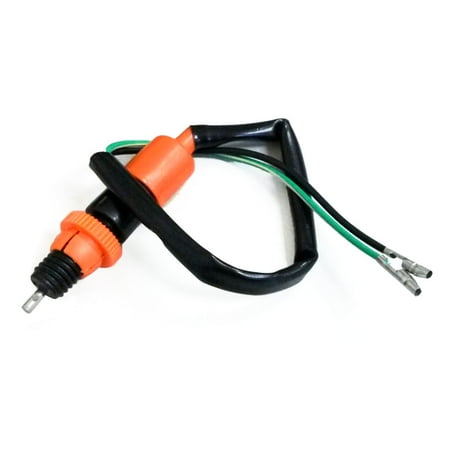 Unique BargainsBlack Orange 20 mm Dia Rear Brake Light Switch Controller F1308423 (Best Brake Controller On The Market)