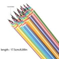 thumbnail image 2 of Cosmug 12 Pack Rainbow Recycled Wood Pencils | #2 Hb Pre-Sharpened | Eco-Friendly Art Drawing Tools | Colorful Design, Pink, 2 of 7