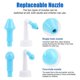 thumbnail image 4 of 500ml Adultos Niños Aerosol Nasal Limpiador Nasal Irrigador Nasal Neti Pot Arandela Nasal Alergia Rinitis Sinusitis,11 Feliz Sencillez, 4 of 4