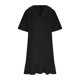 thumbnail image 2 of TaTaai Women's Loose Fit Hooded Dress Short Sleeve Solid Color Casual Flared Hem T-Shirt Dress Lightweight Summer Polyester Blend Gift, 2 of 9