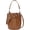 Brown, variant on Women's Suede Bucket Shoulder Crossbody Bag Drawstring Tassel Barrel Shape Hobo Purse